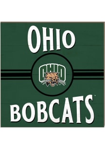 KH Sports Fan Ohio Bobcats 10x10 Retro Sign - Green