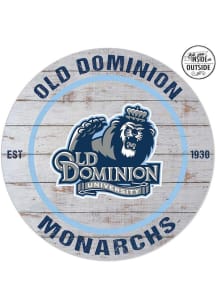 KH Sports Fan Old Dominion Monarchs 20x20 In Out Weathered Circle Sign - Grey