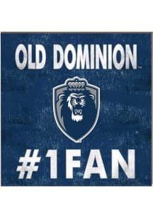 KH Sports Fan Old Dominion Monarchs 10x10 #1 Fan Sign - Blue
