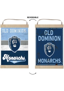 KH Sports Fan Old Dominion Monarchs Reversible Retro Banner Sign - Blue