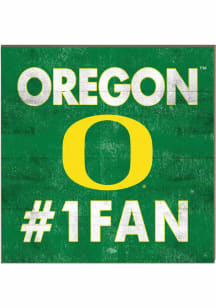 KH Sports Fan Oregon Ducks 10x10 #1 Fan Sign - Green