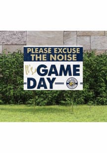 Oral Roberts Golden Eagles KH Sports Fan 18x24 Excuse the Noise Yard Sign - Navy Blue