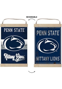 KH Sports Fan Penn State Nittany Lions Reversible Retro Banner Sign - Blue