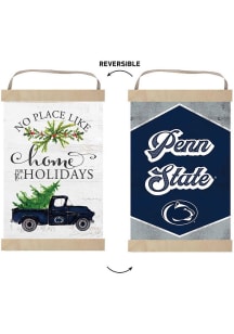 KH Sports Fan Penn State Nittany Lions Holiday Reversible Banner Sign - White