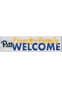 KH Sports Fan Pitt Panthers 40x10 Welcome Sign - Gold