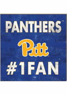 KH Sports Fan Pitt Panthers 10x10 #1 Fan Sign - Gold