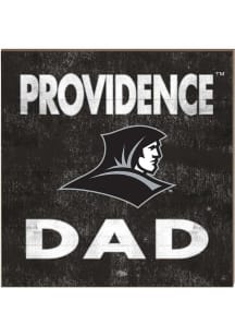 KH Sports Fan Providence Friars 10in x 10in Dad Sign - Black