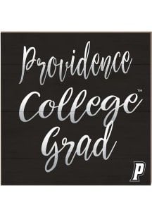 KH Sports Fan Providence Friars 10in x 10in Grad Sign - Black