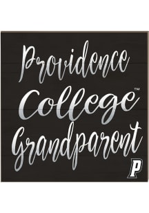 KH Sports Fan Providence Friars 10in x 10in Grandparents Sign - Black