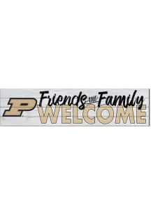 KH Sports Fan Purdue Boilermakers 40x10 Welcome Sign - Gold