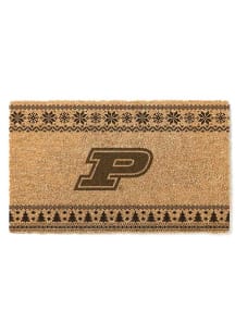 Purdue Boilermakers Holiday Logo Door Mat