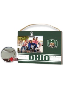 Ohio Bobcats Clip It Colored Logo Photo Picture Frame - Green
