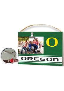 Oregon Ducks Clip It Colored Logo Photo Picture Frame - Green