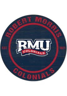 KH Sports Fan Robert Morris Colonials 20x20 Colored Circle Sign - Blue