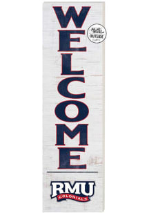 KH Sports Fan Robert Morris Colonials 10x35 Welcome Sign - White