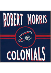 KH Sports Fan Robert Morris Colonials 10x10 Retro Sign - Blue