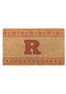 Rutgers Scarlet Knights Holiday Logo Door Mat