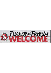 KH Sports Fan South Dakota Coyotes 40x10 Welcome Sign - Red
