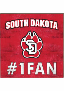 KH Sports Fan South Dakota Coyotes 10x10 #1 Fan Sign - Red