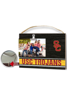 USC Trojans Clip It Colored Logo Photo Picture Frame - Red