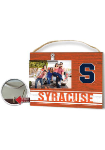 Syracuse Orange Clip It Colored Logo Photo Picture Frame - Orange