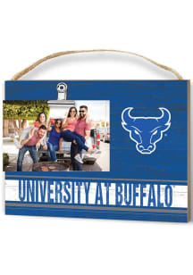 Buffalo Bulls Clip It Colored Logo Photo Picture Frame - Blue