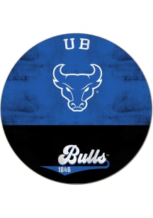 KH Sports Fan Buffalo Bulls 20x20 Retro Multi Color Circle Sign - Blue