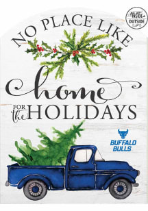 KH Sports Fan Buffalo Bulls 16x22 Home for Holidays Marquee Sign - White