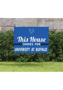 Buffalo Bulls KH Sports Fan 18x24 This House Cheers Yard Sign - Blue