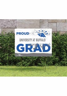 Buffalo Bulls KH Sports Fan 18x24 Proud Grad Team Logo Yard Sign - Blue