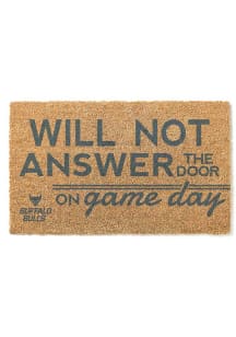 Buffalo Bulls Will Not Answer on Game Day Door Mat