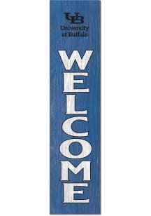 KH Sports Fan Buffalo Bulls 11x46 Welcome Leaning Sign - Blue