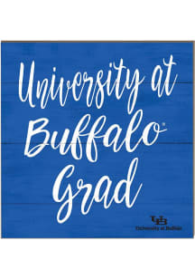 KH Sports Fan Buffalo Bulls 10in x 10in Grad Sign - Blue