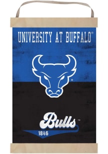 KH Sports Fan Buffalo Bulls Reversible Retro Banner Sign - Blue