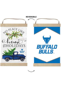 KH Sports Fan Buffalo Bulls Holiday Reversible Banner Sign - White