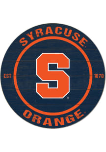 KH Sports Fan Syracuse Orange 20x20 Colored Circle Sign - Orange