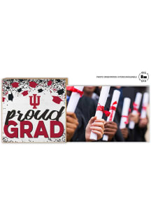 Indiana Hoosiers Proud Grad Floating Picture Frame - Red