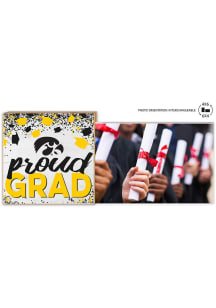 Iowa Hawkeyes Proud Grad Floating Picture Frame - Black