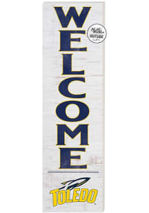KH Sports Fan Toledo Rockets 10x35 Welcome Sign - White