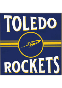 KH Sports Fan Toledo Rockets 10x10 Retro Sign - Blue