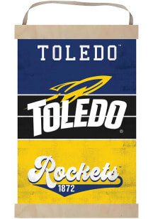 KH Sports Fan Toledo Rockets Reversible Retro Banner Sign - Blue