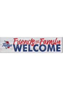 KH Sports Fan Tulsa Golden Hurricane 40x10 Welcome Sign - Gold