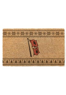 Tulsa Golden Hurricane Holiday Logo Door Mat