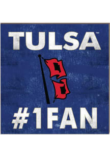 KH Sports Fan Tulsa Golden Hurricane 10x10 #1 Fan Sign - Gold