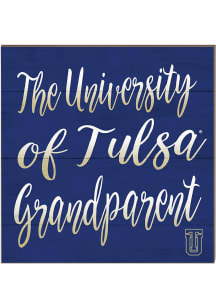 KH Sports Fan Tulsa Golden Hurricane 10in x 10in Grandparents Sign - Gold