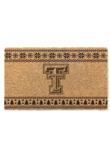Texas Tech Red Raiders Holiday Logo Door Mat