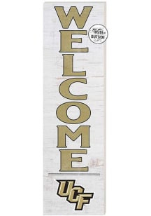 KH Sports Fan UCF Knights 10x35 Welcome Sign - White