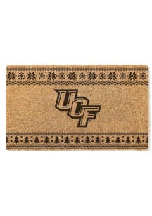 UCF Knights Holiday Logo Door Mat