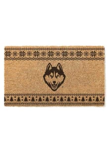 UConn Huskies Holiday Logo Door Mat