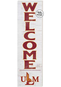 KH Sports Fan Louisiana-Monroe Warhawks 10x35 Welcome Sign - White